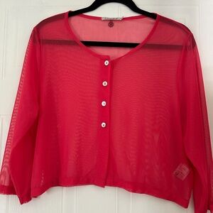 Maloka coral meshed vest